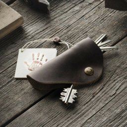 キーケース メンズ一枚革 キーホルダー 本革 レザー ギフト プレゼント Crazy Horse Craft 北欧リトアニア製 キーケース【送料無料】