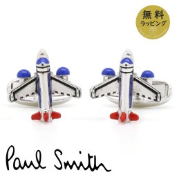 ポールスミス カフス PaulSmith カフスボタン カフリンクス メンズ エアプレーン エアロプレーン 飛行機 シルバー ブルー レッド M1A-CUFF-TAERO 82 【ラッピング無料 誕生日 お祝い プレゼント ギフト 贈り物】 送料無料