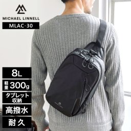 MLAC-30 Bodybag ワンショルダーバッグ ボディバッグ 約8L A.R.M.S ブラック MICHAEL LINNELL マイケルリンネル バッグ ショルダーバッグ 旅行 トラベル レジャー タウンユース デイリーユース ギフト プレゼント