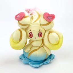 ポケットモンスター ポケモン ぬいぐるみ PP182 マホイップ（トリプルミックス）ハートアメざいく Sサイズ