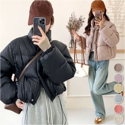中綿ジャケット レディース 通販 ショート コート アウター ジャケット 上着 軽い 暖かい 防風 防寒 スタンドカラー シンプル 無地 通勤 通学 旅行 お出かけ カジュアル 冬 かわいい カワイイ おしゃれ オシャレ トップス