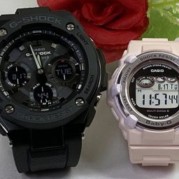 カシオ 恋人たちのGショック ペアウォッチ G-SHOCK GST-W100G-1BJF BGR-3000UCB-4JF ソーラー電波 送料無料 国内正規品 記念日 誕生日 プレゼント お揃い ブラック 黒 ピンク クリスマス お祝い 結婚 婚約 20代 30代 40代 50代 カップル 夫婦