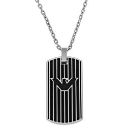 エンポリオアルマーニ EMPORIO ARMANI アクセサリー ネックレス ペンダント ジュエリー EGS2724040 メンズ ブラック+シルバー
