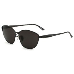 バレンシアガ BALENCIAGA サングラス アジアンフィット アイウェア UVカット ウェリントン BB0358SK-001 メンズ レディース ユニセックス グレー 国内正規品
