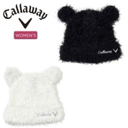 キャロウェイ ゴルフ ビーニー クマ耳付きビーニー レディース  Callaway Golf C24291222 【2024年秋冬モデル】 お誕生日祝い お祝い 記念品 30代 40代 50代 60代 母の日 お母さん 還暦祝い 敬老の日 彼女 人気プレゼント プレゼント