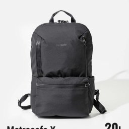 パックセーフ PACSAFE 30640100 バックパック X 20L メンズ バック 防犯用 スキミング防止 トラベル リュックサック 海外旅行 デイパック A4収納 タブレット PC アウトドア