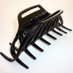 【ギフト対応無料】デルソル ラマージュ フレンチ クリップ （フランス製） 中  ブラック