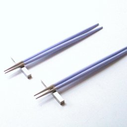 クチポール Cutipol GOA  ゴア  箸 + 箸置きセット ペア（シルバー・バイオレット）【ブランドボックス付属】【ブランド食器】【箸セット】 【御結婚御祝・内祝・新築御祝・還暦御祝・御礼・寿・ギフト包装可能】
