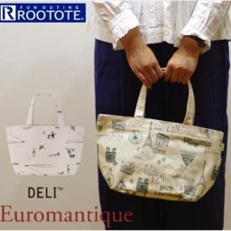 Rootote ルートート トートバッグ 通販 トートバッグ DELI デリ キャンバス サブバッグ おしゃれ 小さめ 軽量 かわいい  手提げ レディース