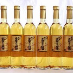 7本セット　万上　金箔入り梅酒　500ml×7本
