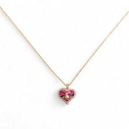 ヴィヴィアンウエストウッド ネックレス Vivienne Westwood 63020103-02R938 アクセサリー ゴールド ピンク レディース