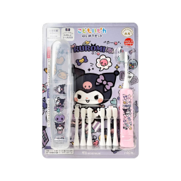 こどもハピカ はじめてセットキャラクター 電動歯ブラシ 本体 + 替ブラシ6本クロミ
