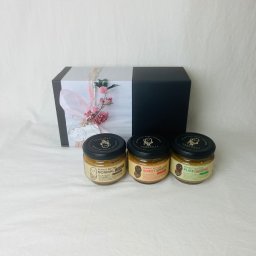 【化粧箱入り】オリジナルピーナッツバター100g／お好み3個セット