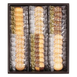 夏の贈り物お中元 神戸トラッドクッキー 神戸浪漫 クッキー（モザイク･カフェキャラメル･プレーン）×各7、クッキー（ココナッツ･チョコアーモンド･紅茶）×各6