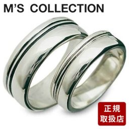 ペアリング ブランド M's collection エムズコレクション シルバー ペアリング ホワイト 人気 ブランド プレゼント ペアリング カップル 2個セット