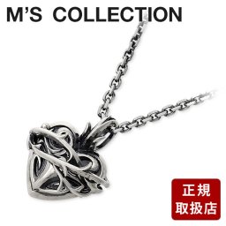M's collection エムズコレクション シルバー ネックレス ホワイト 彼氏 メンズ プレゼント