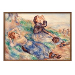 オーギュスト ルノワール A3 サイズ ポスター アート おしゃれ 絵画 インテリア 北欧 イラスト マット紙 艶消し アートパネル 額 フレーム デザイン 壁掛け ギフト 新築祝い ディスプレイ 引越し祝い　新生活　空間デザイン 