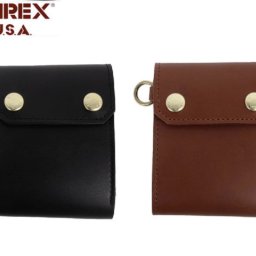 正規品 メンズ レディース AVIREX アヴィレックス バッファローレザー 三つ折り ミニ 財布 AX9300 rowa12 旅行 ギフト