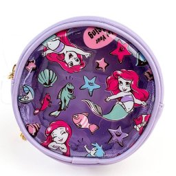 ディズニー アリエル サークルコインケース アリエル PUプリンセス Disney コインケース 小物入れ ケース パープル  (MCOR)