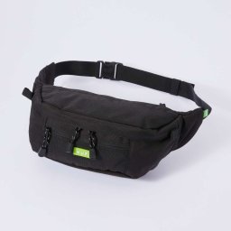 ハフ HUF AC00699 ボディバッグ メンズ レディース バッグ ハイド ウエストバッグ バックパック アウトドア シンプル ビジネス カジュアル  HYDE WAIST BAG 通勤 通学 プレゼント デイリー タウンユース 鞄 ショルダーバッグ 斜め掛け ロゴ ブラック