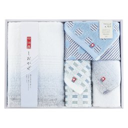【ギフト対応無料】今治タオル しおかぜ タオルセット (24-0029500) ※送料無料(北海道・沖縄は除く)