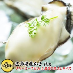 広島県産 カキ 1kg 冷凍 解凍後800g 35-40粒前後 Lサイズ 海の幸が豊富な瀬戸内海で育てられた良質な広島牡蠣 【広島かき/牡蠣/広島産カキ/敬老の日/ギフト/2026/贈答】