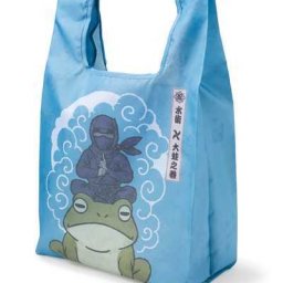 セトクラフト エコバッグ 忍者 巻物型 折りたたみ 大容量 買い物袋 おしゃれ ユニーク 雑貨 サブバッグ 携帯用 軽量 コンパクト プレゼント ギフト おもしろグッズ 忍術 蛙