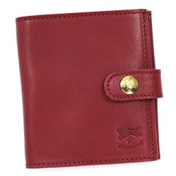 イルビゾンテ IL BISONTE 二つ折り財布 C0955 245 ROSSO 本革 レッド 赤 折りたたみ財布 メンズ 男性 レディース 女性 プレゼント ギフト 新品