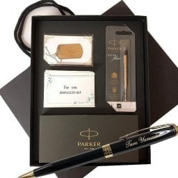 パーカー ボールペン 名入れ 送料無料 ソネット 【 替え芯 名入れキーホルダー 高級手提げ袋 メッセージカード 付き】 ギフト セット 一本から 名前入り プレゼント 最強セット 正規品 誕生日プレゼント 男性　母　父