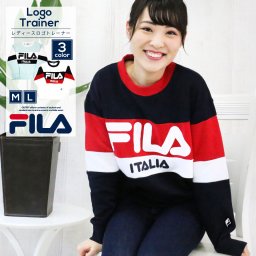 FILA トレーナー レディース スウェット レディース フィラ ブランド トップス 長袖 おしゃれ プルオーバー 可愛い 白 紺 カジュアル   2019ss 注目 outfit 敬老の日 プレゼント ギフト