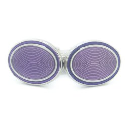 ダブル パープルのオーバルカフス カフスボタン カフリンクス cufflinks cuffs メンズ 男性 スーツアクセサリー専門店 父の日 ギフトにも 誕生日 プレゼント プチギフト おしゃれ カフスマニア