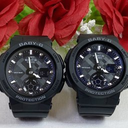 カシオ ペアウォッチ BABY-G レディースウォッチ レディース腕時計 BGA-250-1AJF BGA-250-1AJF 電池式 送料無料 国内正規品 記念日 誕生日 プレゼント お揃い ブラック 黒 クリスマス お祝い 双子コーデ