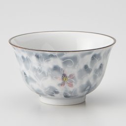 TAMAKI 和の器 煎茶カップ 墨小花 おしゃれ かわいい 和食器 お茶 カフェ風 食洗機対応 電子レンジ対応 母の日 ギフト プレゼント【TOTU】