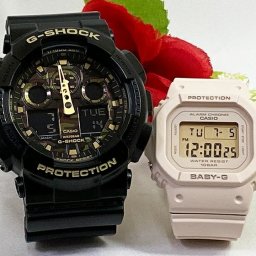 カシオ 恋人たちのGショック ペアウォッチ G-SHOCK BABY-G GA-100CF-1A9JF BGD-565-4JF 電池式 送料無料 国内正規品 記念日 誕生日 プレゼント お揃い ブラック 黒 ピンク クリスマス お祝い 結婚 婚約 20代 30代 40代 50代 カップル 夫婦