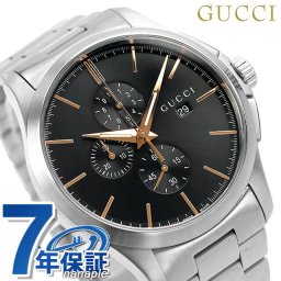 グッチ 時計 メンズ 腕時計 ブランド Gタイムレス 46mm クロノグラフ YA126272 ブラック プレゼント 実用的