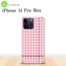 iPhone14 ProMax iPhone14 Pro Max スマホケース 背面ケース ハードケース 花十時 キュート ピンク 2022年 9月発売 nk-i14pm-1351