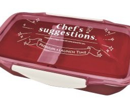 シェフズ・サジェスチョンシリーズ ドームランチボックス お弁当 レッド L10064