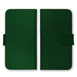 ＼全機種対応／ スマホケース 手帳型 スマホカバー 手帳タイプ スマートフォン ケース カバー モザイク 六角 ハニカム ダークグリーン かわいい おしゃれ かっこいい カードホルダー付き カード収納 合皮 合成レザー