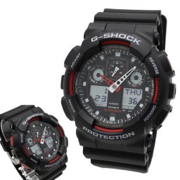 カシオ 腕時計 CASIO G-SHOCK Gショック GA-100-1A4DR ANALOG-DIGITAL ブラック 腕時計 ウォッチ メンズ レディース ユニセックス