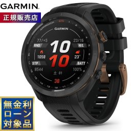 ガーミン GARMIN Approach S70 アプローチ S70 47mm ブラック ブロンズ エディション スマートウォッチ ウェアラブル ゴルフ 010-02746-71 腕時計 メンズ レディース