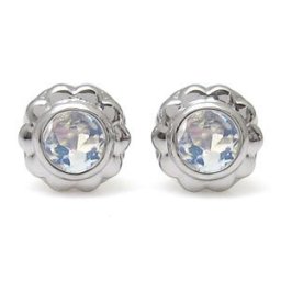 フラワー・ピアス・花・K10・ロイヤルブルームーンストーン・ピアス