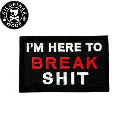 KILONINER キロナイナー カスタマイズ用パッチ BREAK SHIT Patch ワッペン