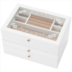  母の日遅れてごめんね 木製ジュエルケース(ホワイト) 017-810  ※お届け日5/15～17※日付指定不可 送料無料 母の日 父の日 ギフト お取り寄せ スイーツ