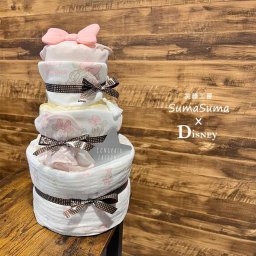 おむつケーキ ディズニー 女の子 男の子 出産祝い 送料無料 ベビーギフト オムツケーキ ミッキー ミニー メリーズ パンパース