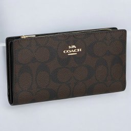 コーチ 長財布 メンズ レディース ブランド COACH C8714 IMAA8 1 ブラウン