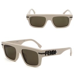 フェンディ サングラス FENDI FE40091U 5457E アジアンフィット メンズ レディース ユニセックス クリアブラウン グレー