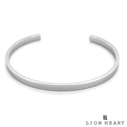 ライオンハート スクエア バングル サージカルステンレス シルバー メンズ ブランド LION HEART