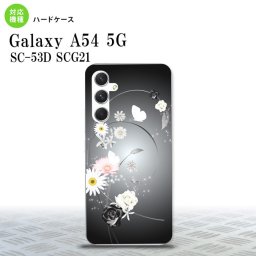 Galaxy A54 5G Galaxy A54 5G スマホケース 背面ケース ハードケース 花柄 ミックス A 黒 2023年 5月発売 nk-a54-271
