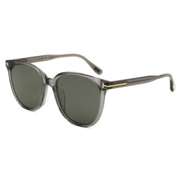 トムフォード TOM FORD サングラス UVカット FT0972-K/S 20A 56 メアジアンフィット アイウェア ウェリントン メンズ レディース グレー(クリア)+グレー