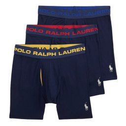 ポロラルフローレン：PERFECT POUCH MODAL ボクサーブリーフ 3PK (クルーズネイビー)[ボクサーパンツ/ 男性下着/ メンズインナー/人気ブランド/おすすめギフト/誕生日プレゼント/メンズファッション]